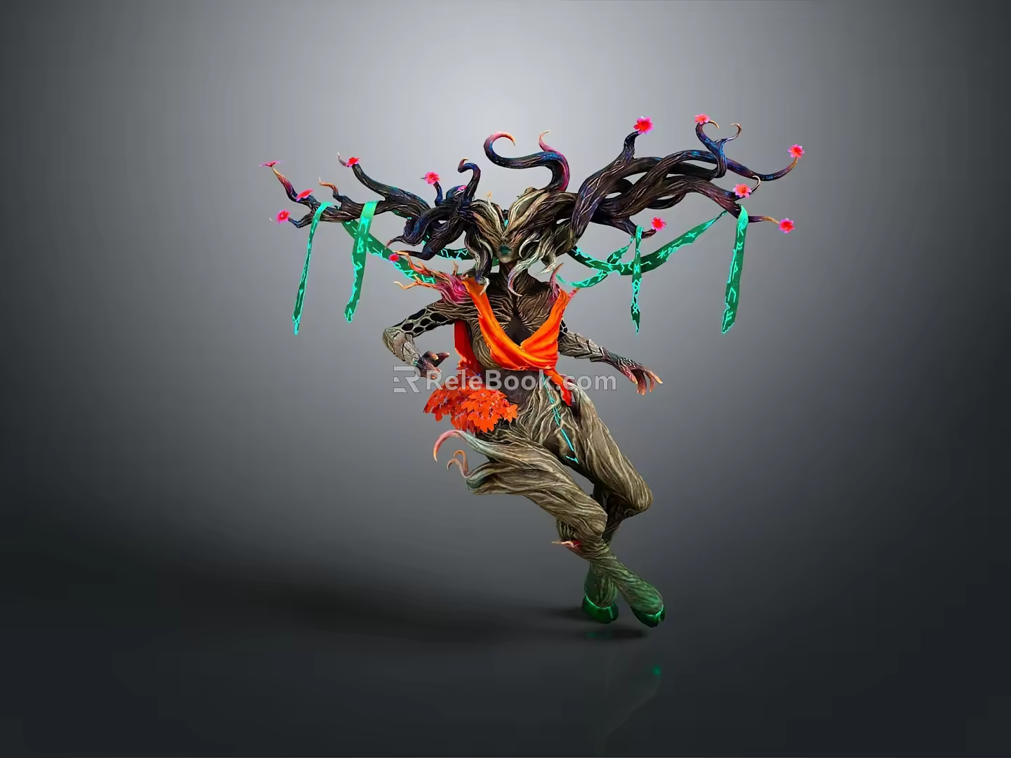 Elf Tree Demon Tree Monster Tree Man Tree Elf Monster Alien Monster 3d model