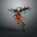 Elf Tree Demon Tree Monster Tree Man Tree Elf Monster Alien Monster 3d model