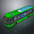 Bus Large Bus CMB Medium Van Large Van Bus School Bus Van Box Car 3d model