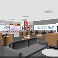China Mobile 5G Huawei Digital Store Front With Product Display Area