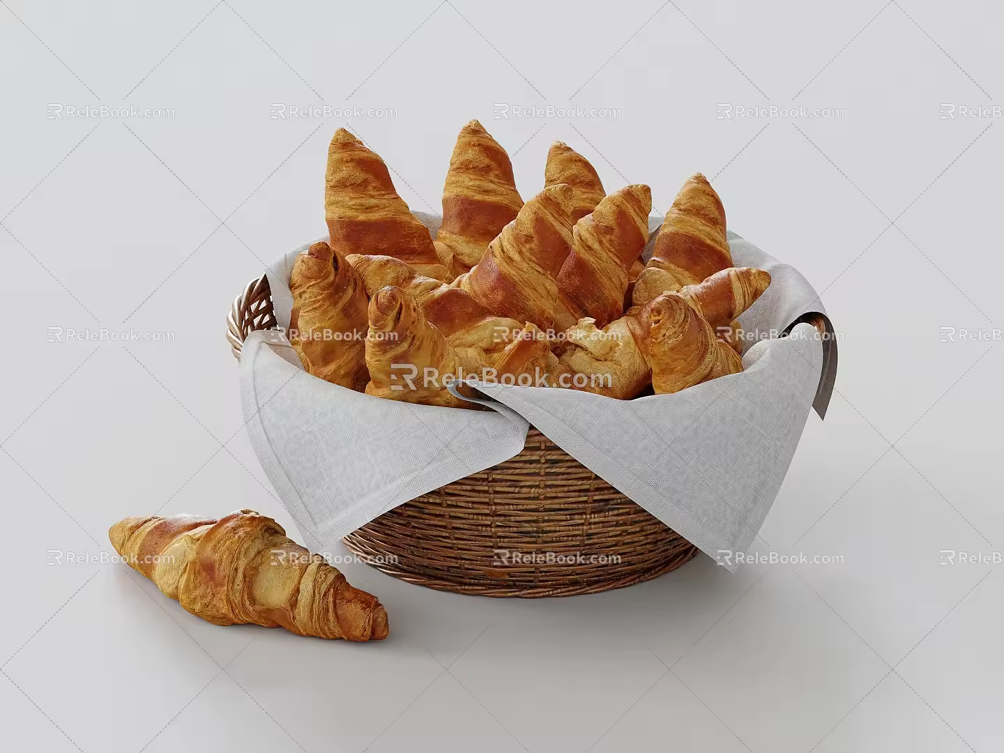 Bread Toast Can Ode 3d model