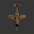 Futuristic Scifi Aircraft Model Featuring Brown Exterior And Weapon Details