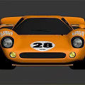 Yellow Racing Car With Number 28 And Sleek Aerodynamic Design Features