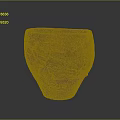 Handcrafted Ceramic Jar Sculpture With Textured Surface And Rustic Red Brown Tone
