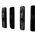 Smart Door Handles With Electronic Keypad Different Black Designs For Home Security 3d model