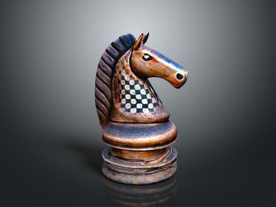 Chess Piece Items 3d model