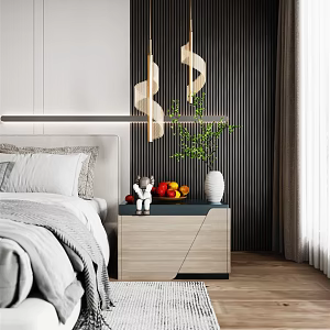 Modern bedside table 3d model