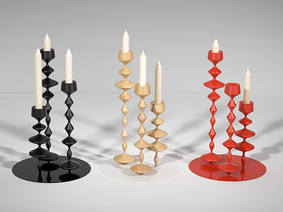 Modern Candle Lamp Candle 3d model