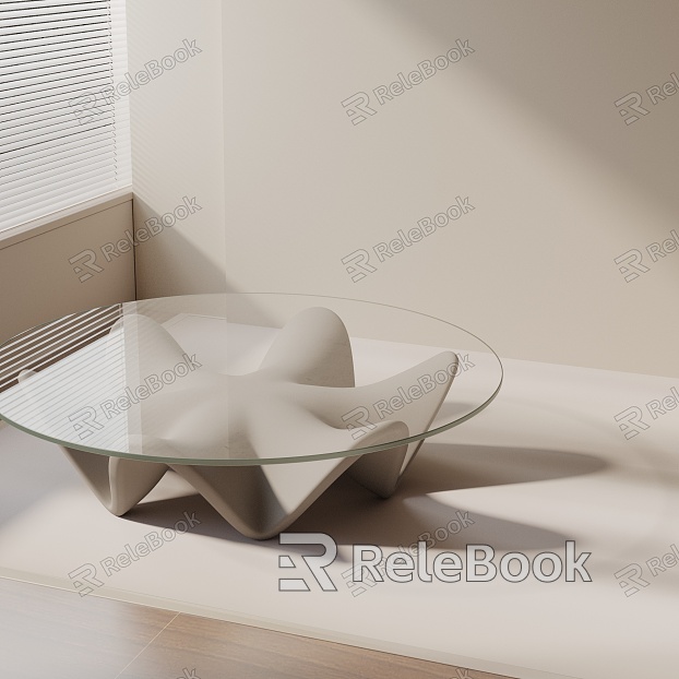 Modern coffee table model