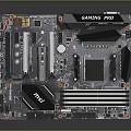 Modern Computer Motherboard Computer Motherboard Motherboard High-end Motherboard 3d model