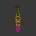 Military Helicopter Featuring Camouflage Paint Scheme Rotor Blades And Fuselage Design