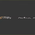 Various Colored Scrap Fragments In Different Shapes And Sizes On Dark Background