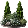 Modern Tree Garden Plants 3d model