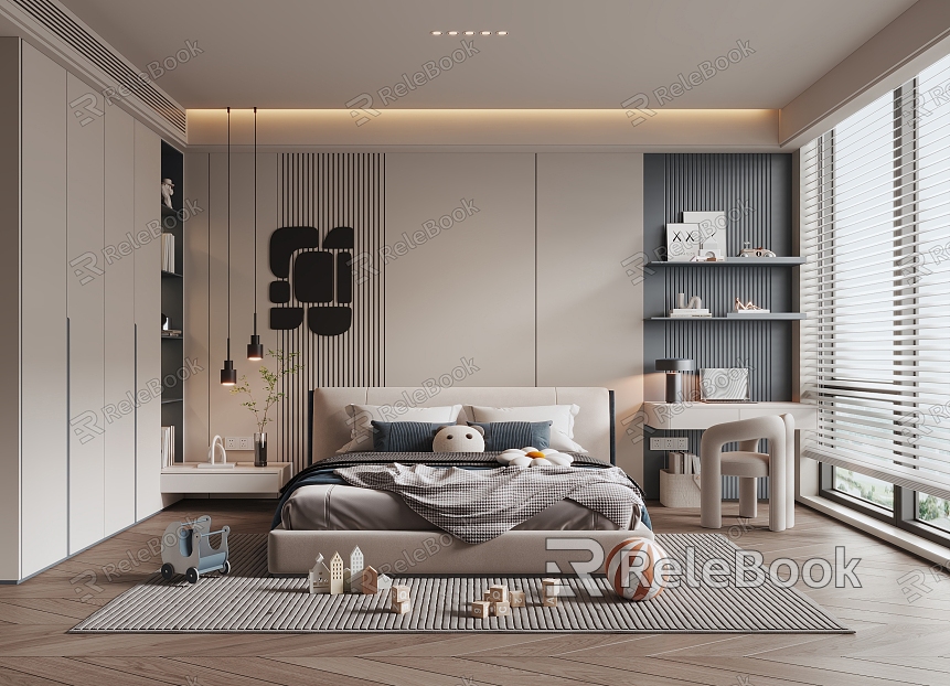 Modern Children's Room Boys Children's Room model