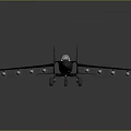 Modern Weapon Fighter Jet Design Featuring Sleek Wings Cockpit And Jet Engine