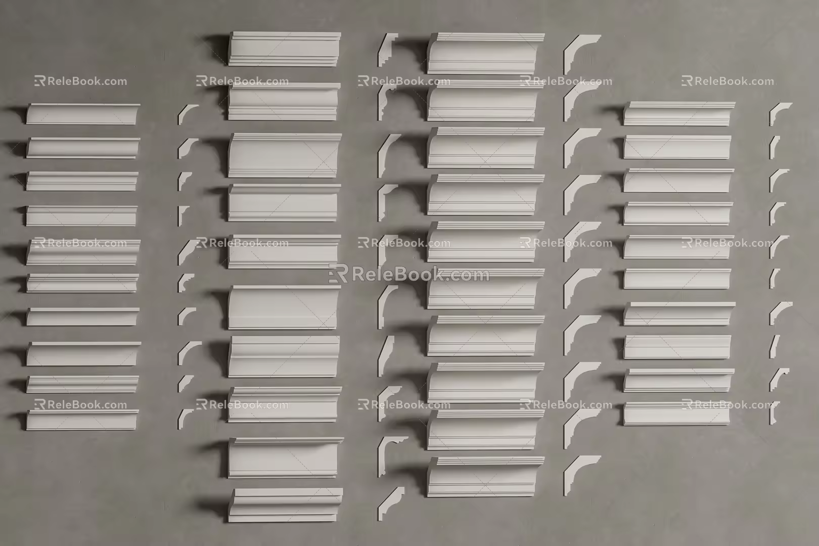 Gypsum line 3d model
