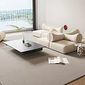Sofa Meng also sofa two-sided sitting sofa minimalist sofa Italian sofa 3d model