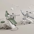 Professional Dental Medical Equipment Including Treatment Chairs Lighting And Instrument Tables