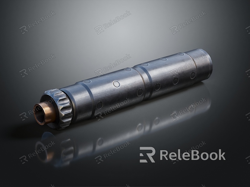 Modern silencer suppressor muffler model