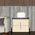 Table lamp table lamp side 3d model