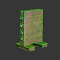 Sturdy Wooden Industrial Equipment Storage Box With Metal Hinges And Support Brackets