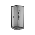 Modern Steam Shower Sauna Enclosure With Glass Doors Control Panel And Shower Head