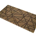 Square Rug With Modern Geometric Design And Soft Color Abstract Patterns 3d model