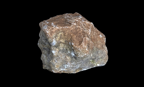 Rock Stone 2 Stone Block Boulder Reef 3d model