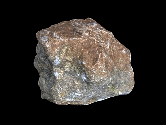 Rock Stone 2 Stone Block Boulder Reef 3d model