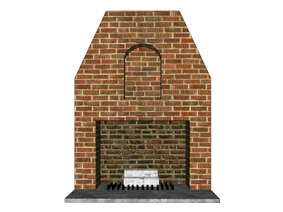 American Fireplace 3d model