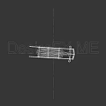 Wooden Slatted Metal Frame Sled Sports Equipment For Outdoor Winter Activities