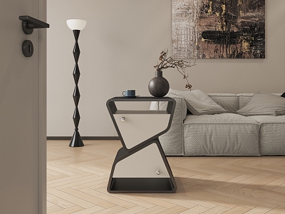 Modern Light Luxury Side Table Jewelry Design Creative model