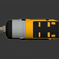 Professional Yellow And Black Cordless Electric Drill With Ergonomic Grip And Powerful Motor