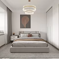 Modern Open Living And Dining Interior With White Sofa Chandelier And Floor To Ceiling Window