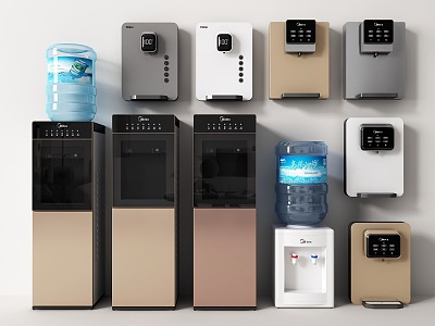 Modern water dispenser water dispenser water purifier 3d model