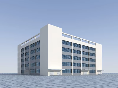 Modern Warehouse Building Warehouse 3d model