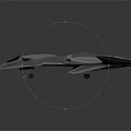 Futuristic Aerospace Vehicle Design With Sleek Gray Metallic Structure For Space Exploration