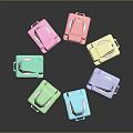 Colorful Staplers In Various Vibrant Shades For Office Desktop Use