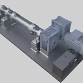 Friction welding machine tool equipment 3d model