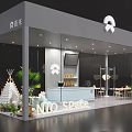 Modern NIO Space Showroom Interior Design With Glass Facade Green Plants And Decorative Elements