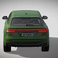 Green Audi SUV With UK Plate And Sporty Exterior Design