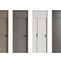 Modern Hinged Doors With Wooden Texture In Various Colors And Sleek Design For Home Interior