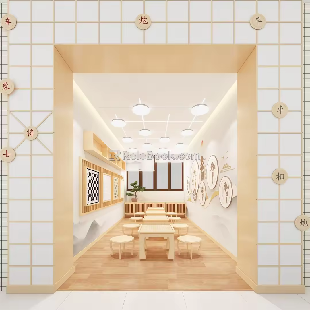 Chess Room 3d model