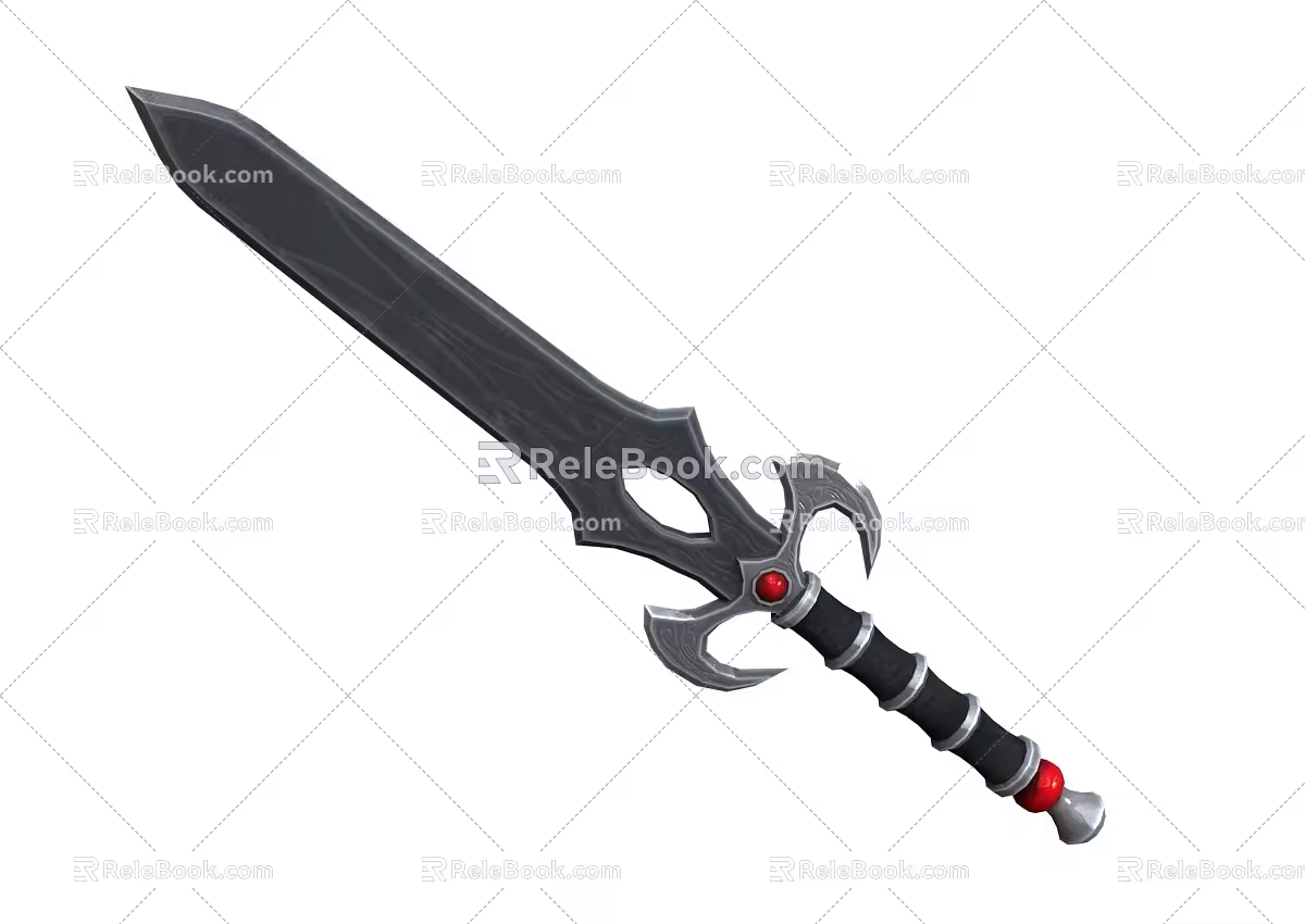 sword weapon sharp blade swordsman ancient weapon sword game equipment 3d model
