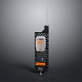 Modern Wireless Doorbell With Black Design AV Logo And Antenna Functionality