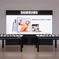 Smartphone counter display 3d model