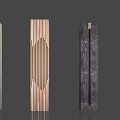 Various Contemporary Column Designs Featuring Textured Finishes And Geometric Details