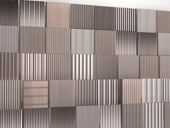 Modern wall panel background wall decorative panel 3d model