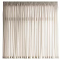 Ivory Sheer Pleated Curtains For Lightweight Flowy Home Interior Decor