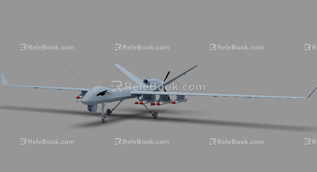 Pterosaur II UAV Pterosaur China UAV Pterosaur II UAV Observation and Hit Integrated UAV 3d model